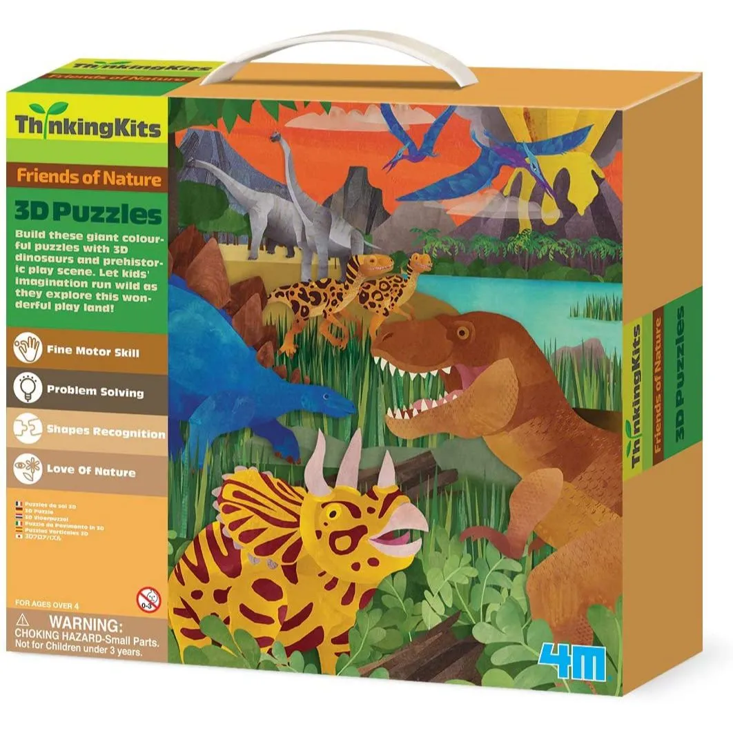 4M Thinking Kits / 3D Puzzles - Dinosaurs