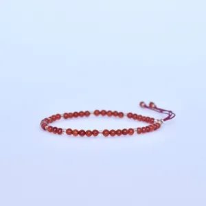 Carnelian Adjustable Gemstone Bracelet