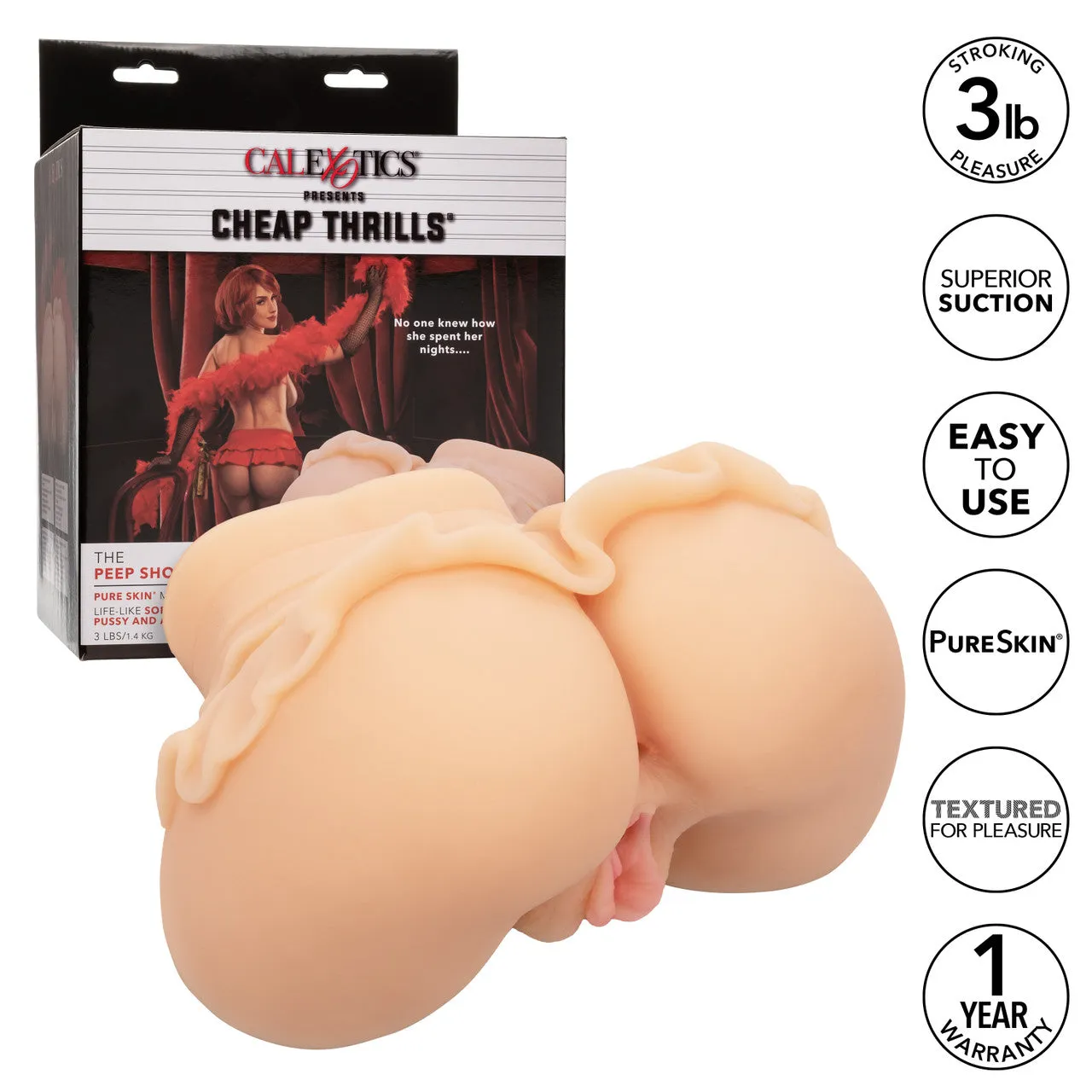 Cheap Thrills The Peep Show Girl PureSkin Stroker