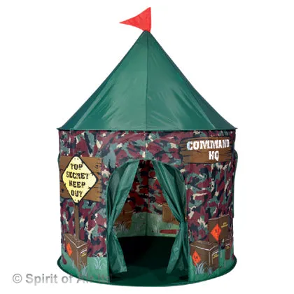 Childrens Pop Up Tent Command HQ