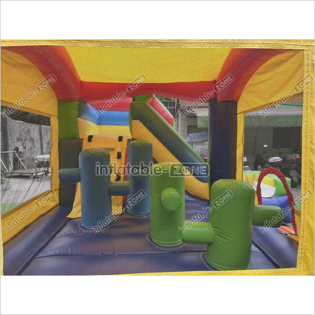 Commercial Moonwalks Inflatable Bouncers Huge Jumping Castle Combo Slide Backyard Bounce House Outdoor Play