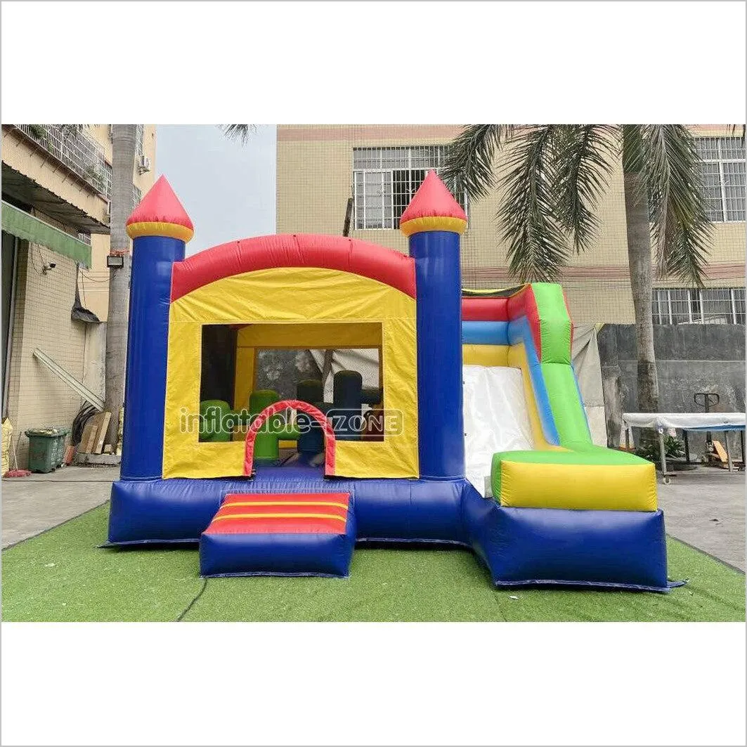 Commercial Moonwalks Inflatable Bouncers Huge Jumping Castle Combo Slide Backyard Bounce House Outdoor Play