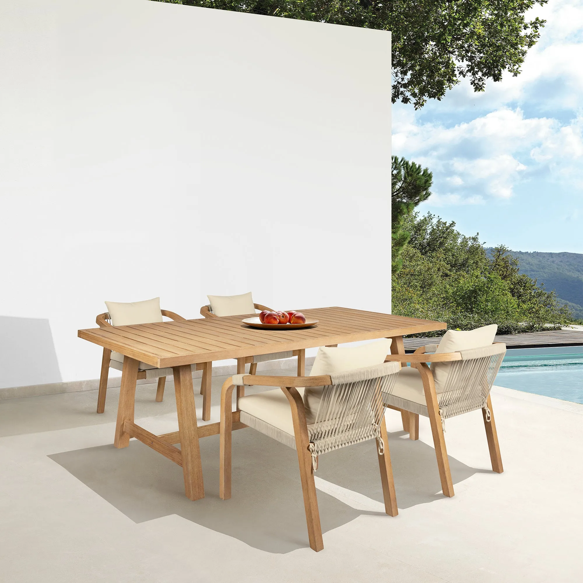 Cypress 5-Piece Outdoor Dining Set