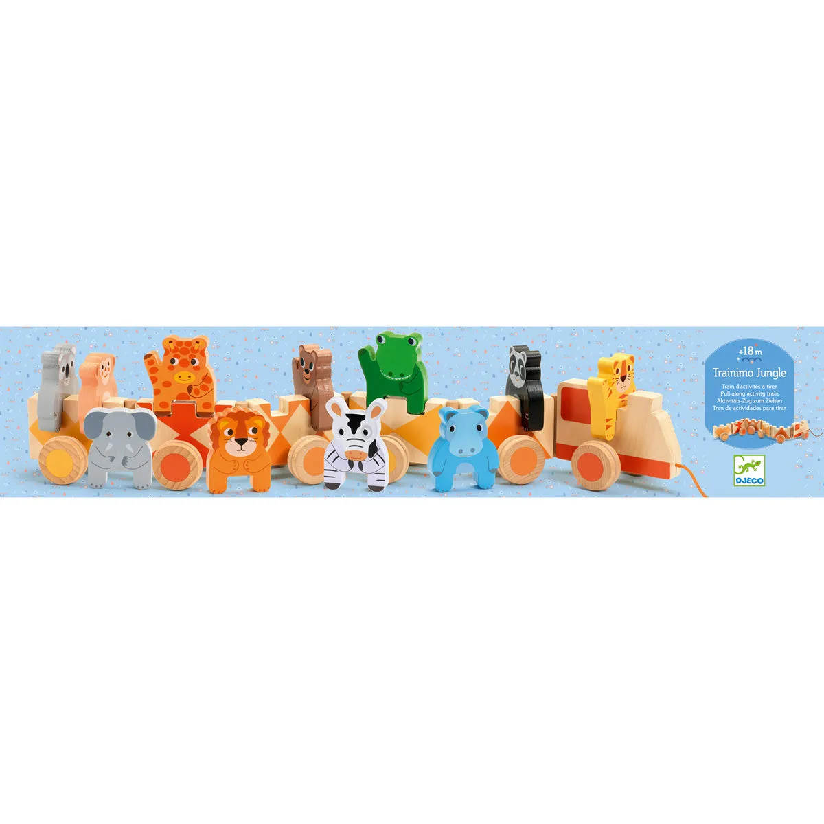 Djeco Wooden Toys - Trainimo Jungle