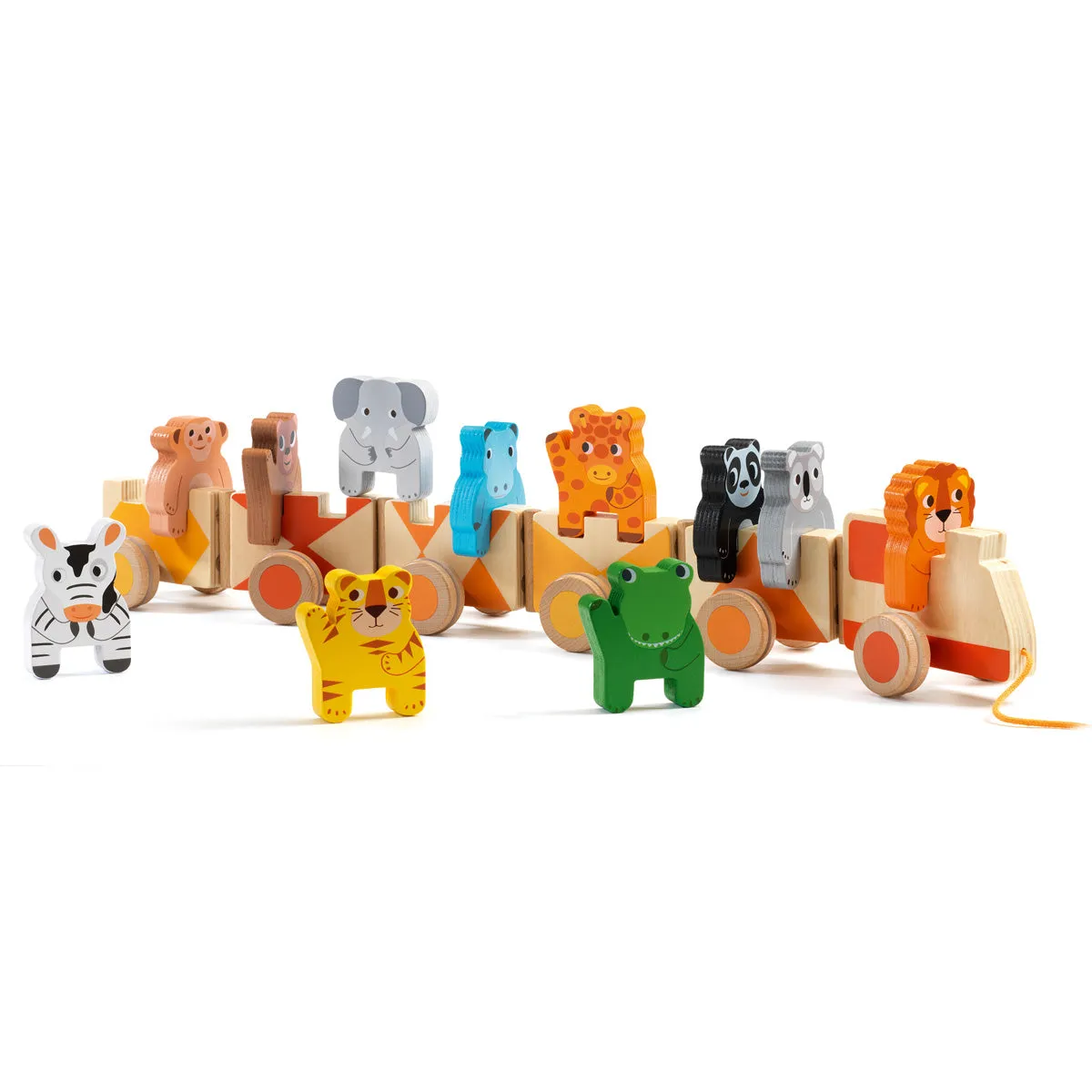 Djeco Wooden Toys - Trainimo Jungle