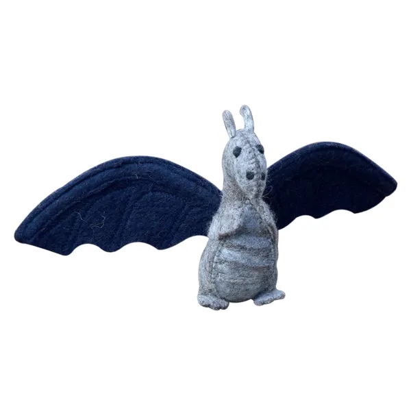 Felt Dragon - Grey & Blue