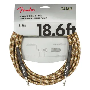 Fender 099-0818-107 Pro 18'6 Desert Camouflage Instrument Cable