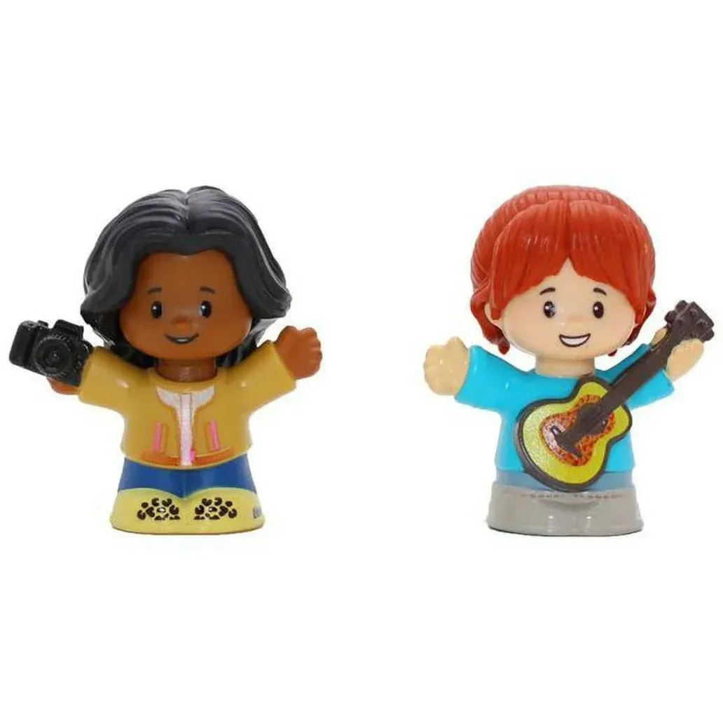 Fisher-Price Little People 2 Pack - Girls With Camera & Guitar