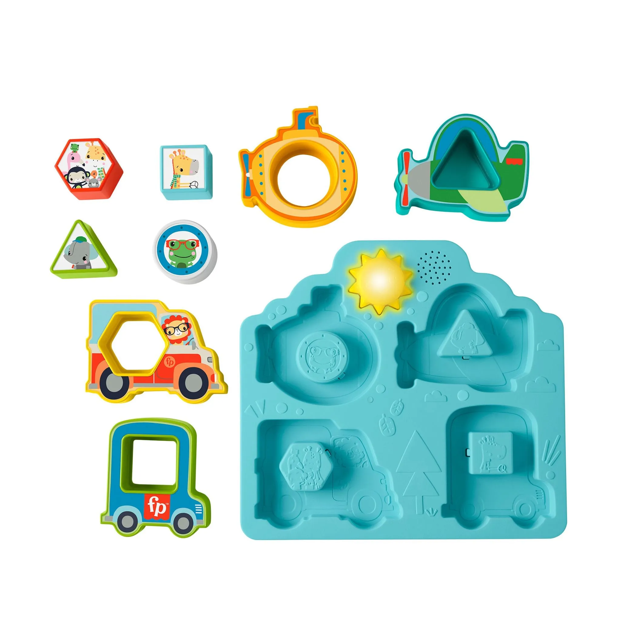 Fisher-Price Shapes & Sounds Vehicle Puzzle