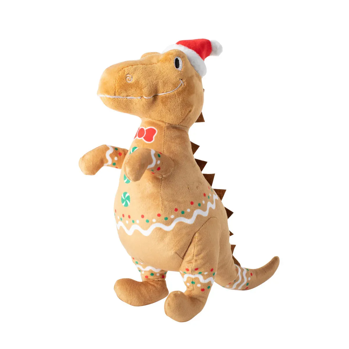 Fringe Dog Toy Holiday Cookie-Saurus