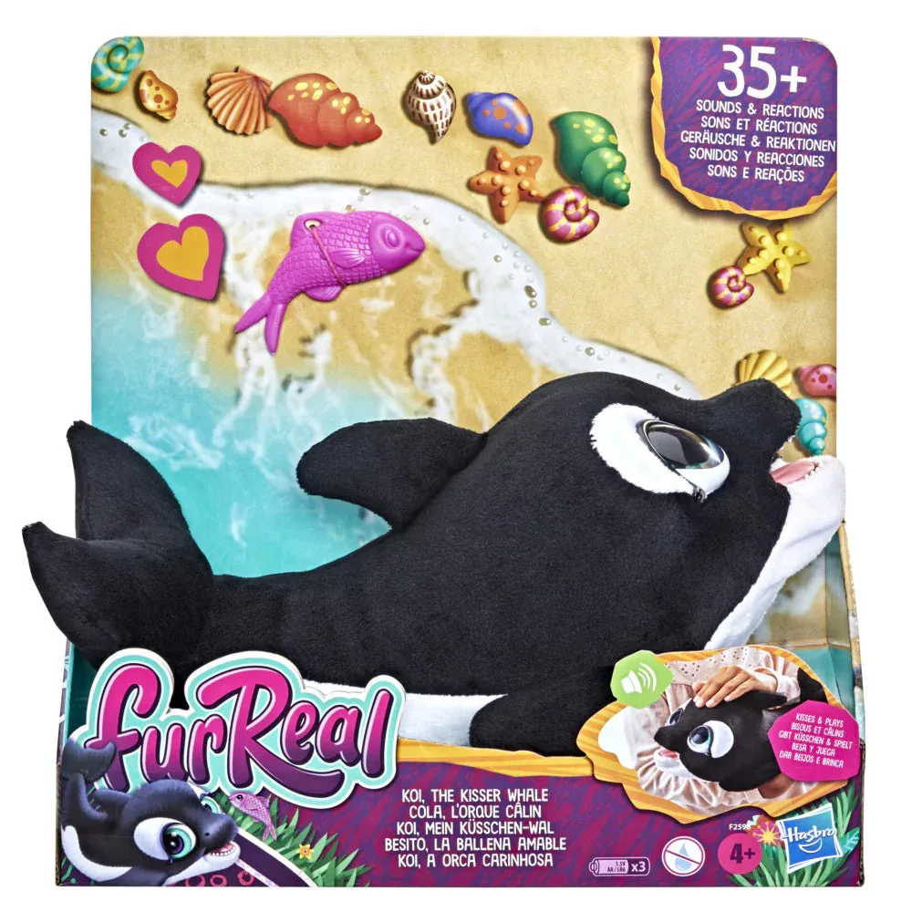 Furreal Kio The Kisser Whale Interactive Toy