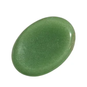 Green Aventurine Worry Stone | Luck, Prosperity, & Emotional Healing