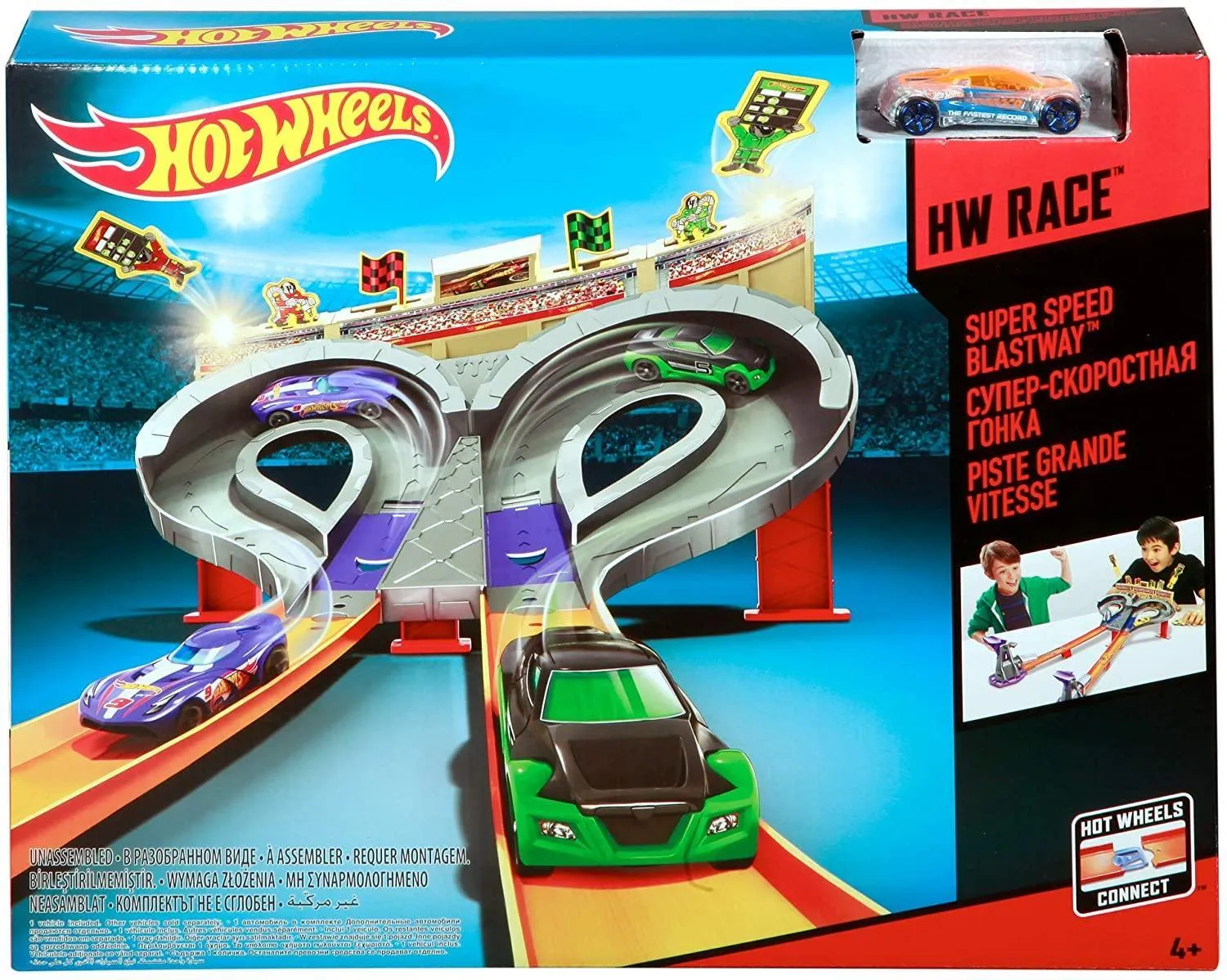 Hot Wheels CDL49 Super Speed Blastway Track Set