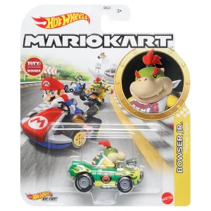 Hot Wheels Mario Kart Bowser Jr. Flame Flyer Vehicle