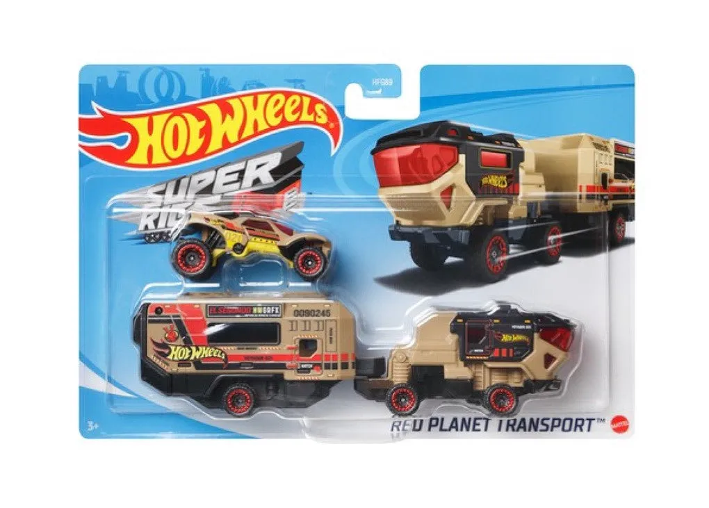 Hot Wheels Transport Rig Super Rigs Red Planet Transport