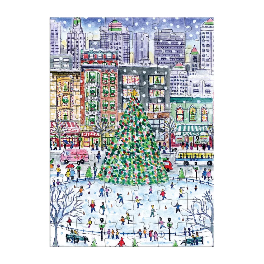 Joy Laforme Winter Lights Greeting Card Puzzle