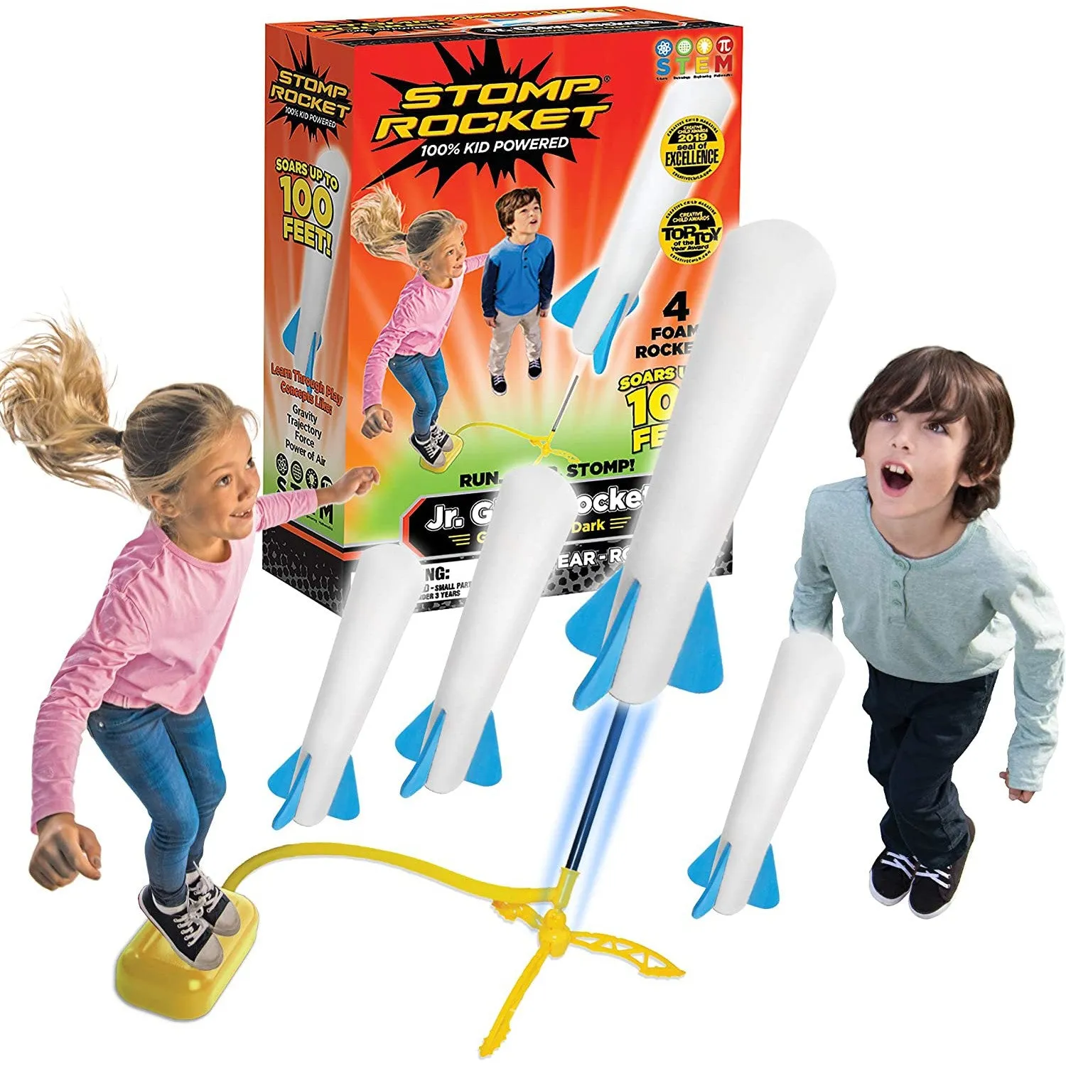 Jr. Glow Stomp Rocket