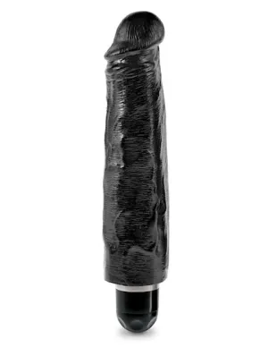 King Cock 7Inch Vibrating Stiffy - Black