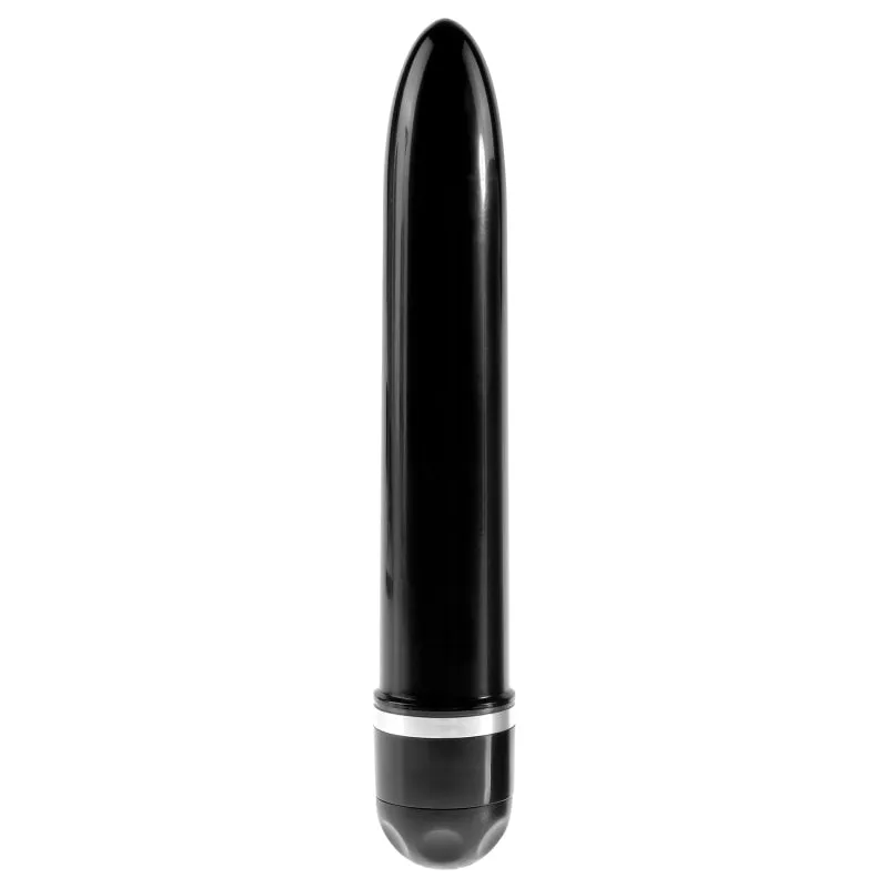 King Cock 9" Vibrating Stiffy Brown