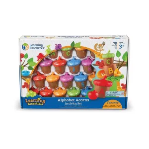 Learning Resources Alphabet Acorns Activity Set Multicolor