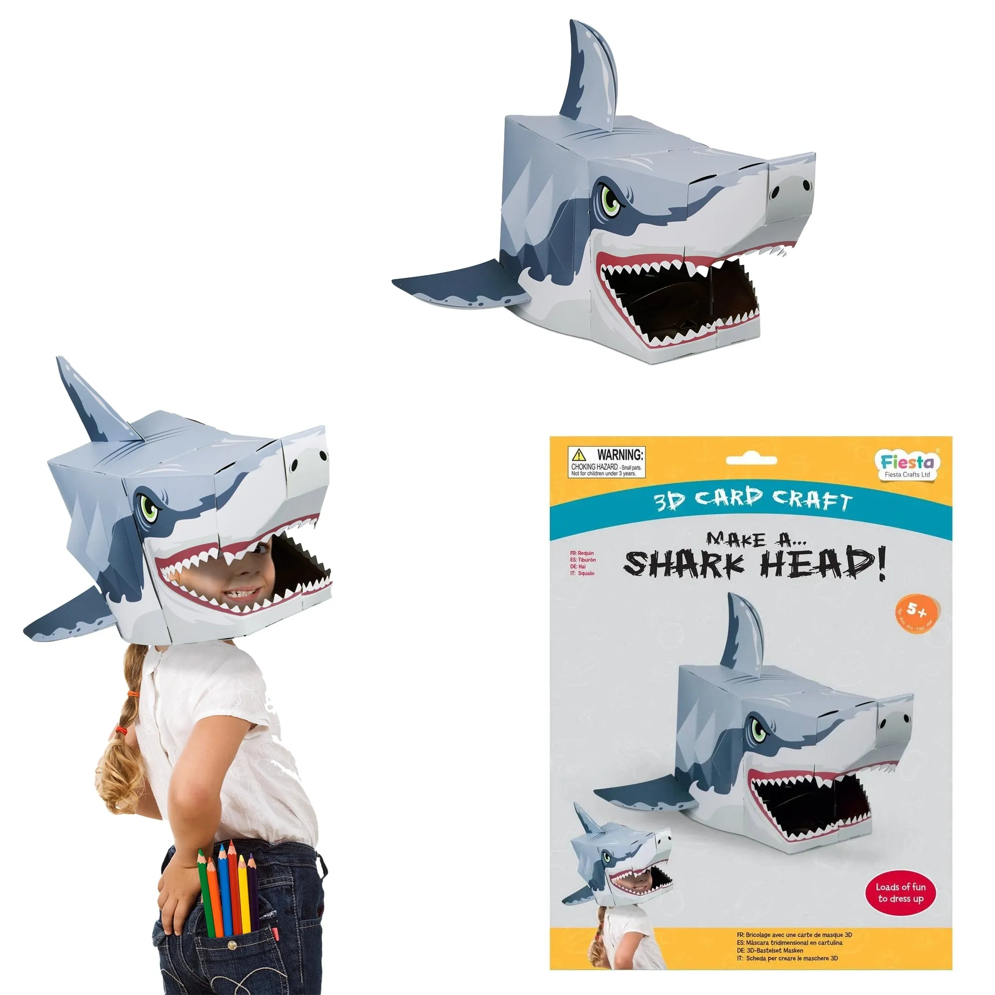 Make a 3D Full-Head Mask - Shark