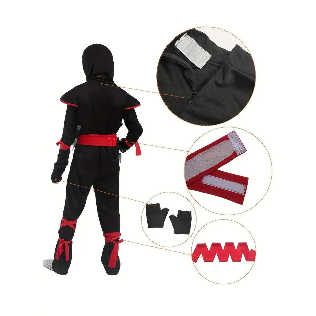 Muscle Dragon Red Ninja Costume