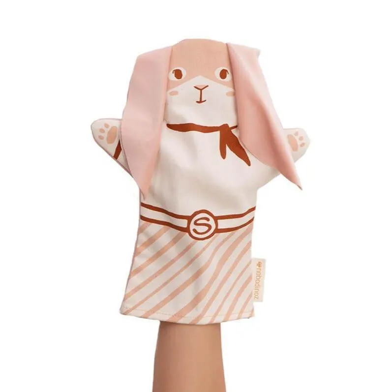 Nobodinoz Hand Puppet Bunny