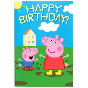 Peppa Pig Fun Interactive Birthday Card