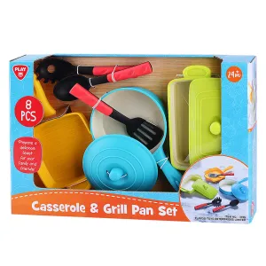 Playgo Toys Ent. Ltd. Casserole & Grill Pan Set