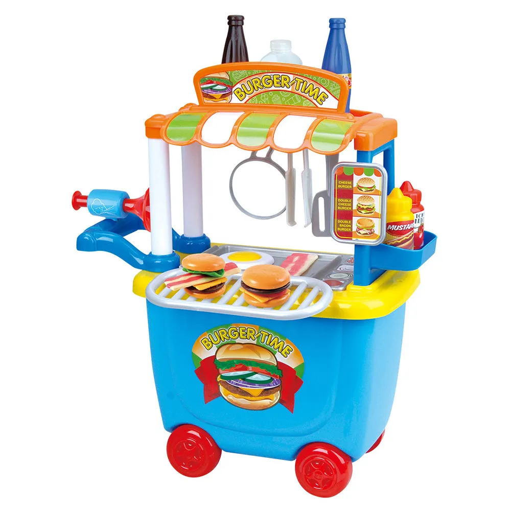 Playgo Toys Ent. Ltd. Gourmet Burger Cart 36 Piece