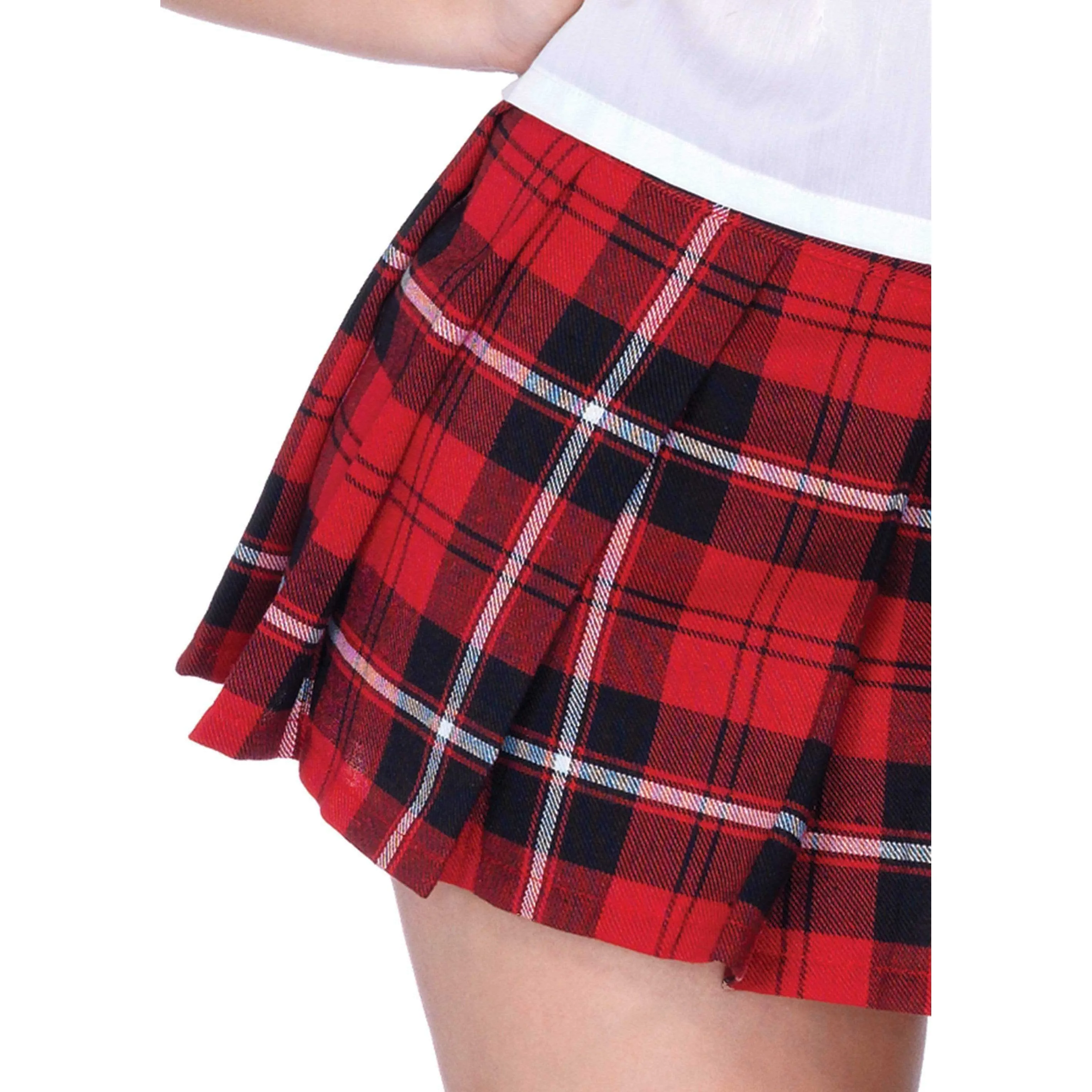 Private School Sweetie Costume - Small - White/Red