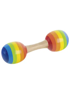 Rainbow Double Maraca