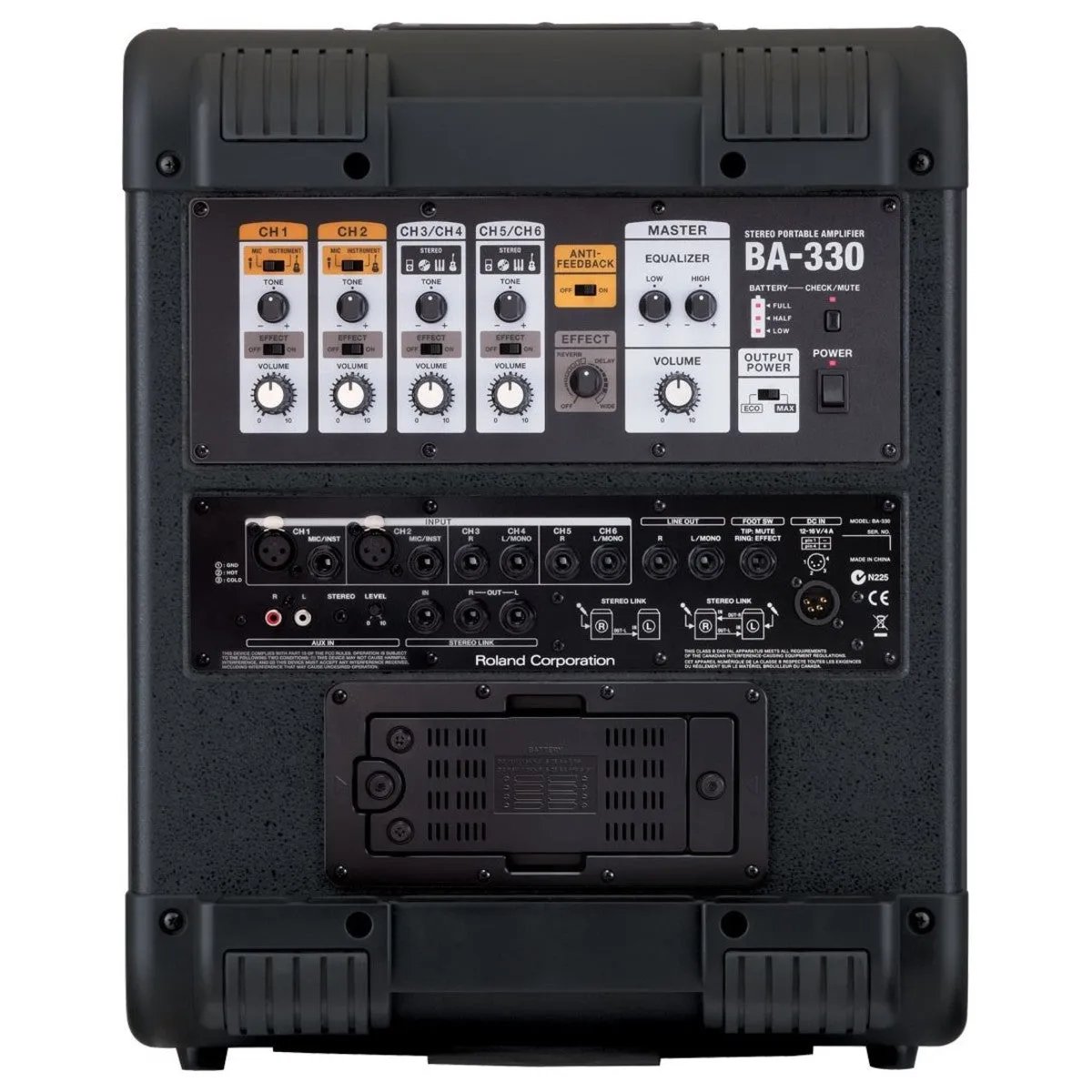 Roland BA-330 Portable Digital 4-Channel Stereo PA System