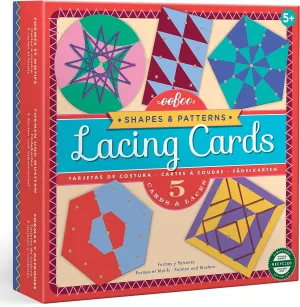 Shapes and Patterns Lacing Cards