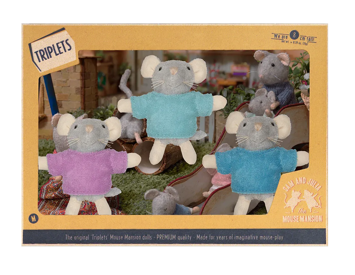 The Triplets Mice Plush Doll