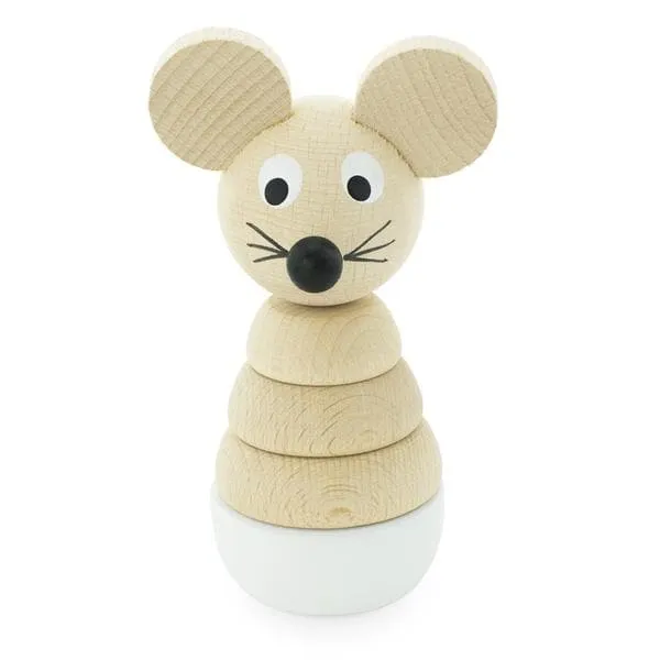 Wooden Mouse Stacking Puzzle - Hobbs