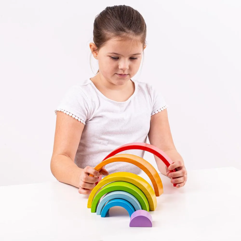 Wooden Stacking Rainbow