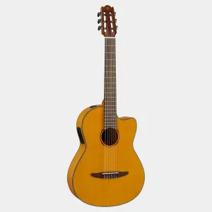 Yamaha NCX1FM Nylon Acoustic Electric Guitar - Spruce / Flame Maple