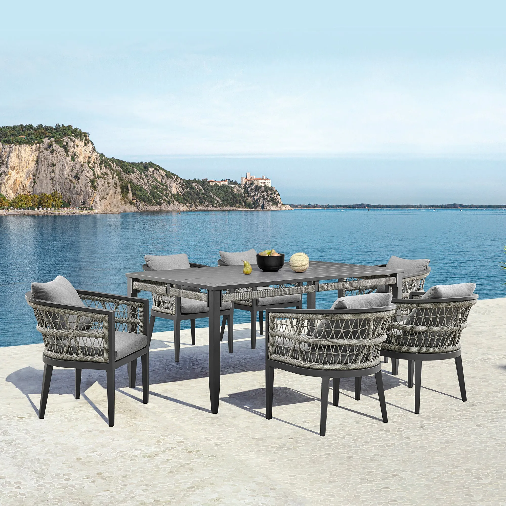 Zella 7-Piece Outdoor Dining Set